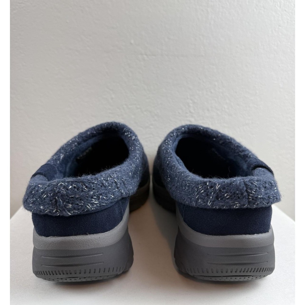 Skechers Easy Going Womens Blue Mule Clogs Comfort Slip On Casual Shoes Size 10 - Picture 7 of 9